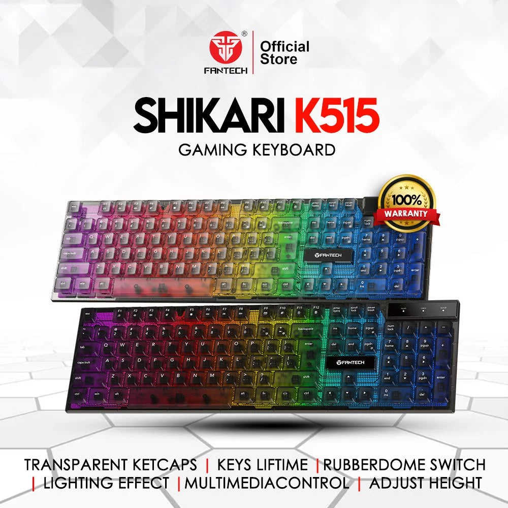 FANTECH K515 SHIKARI RGB GAMING KEYBOARD FANTECH K515 SHIKARI RGB GAMING KEYBOARD